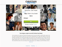 Tablet Screenshot of christiangaydating.com